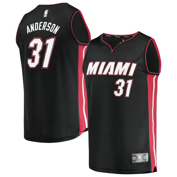 Maillot Miami Heat Homme Ryan Anderson 31 Icon Edition Noir